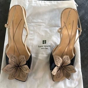Perfect for SUMMER! Kate Spade Flower Heels